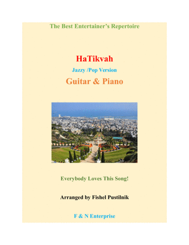 "HaTikvah"-Piano Background for Guitar and Piano (Jazz/Pop Version) (arr. Fishel Pustilnik)