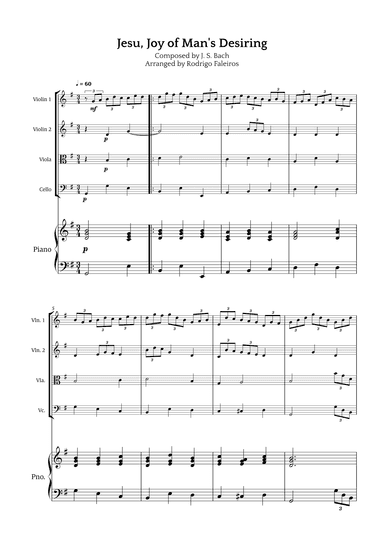 Jesu, Joy of Man's Desiring (arr. Rodrigo Faleiros)