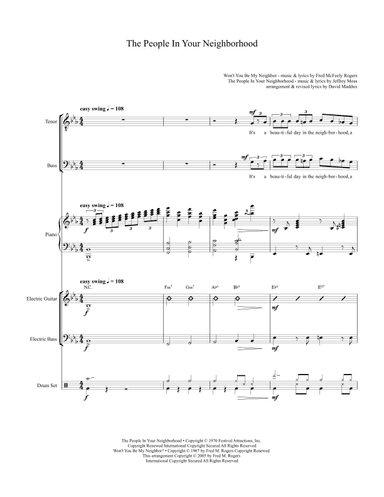 People In Your Neighborhood (arr. David Maddux)
