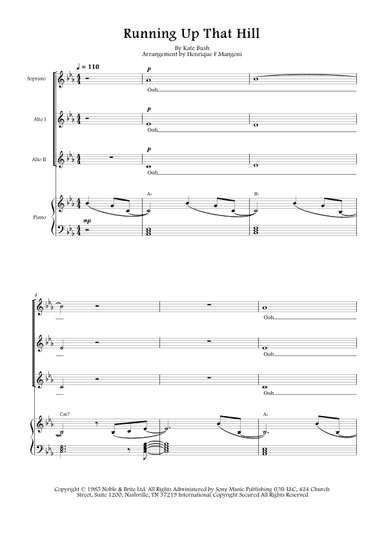 Running Up That Hill (arr. Henrique F Mangoni)