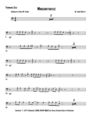 Margaritaville (arr. David W. Young)