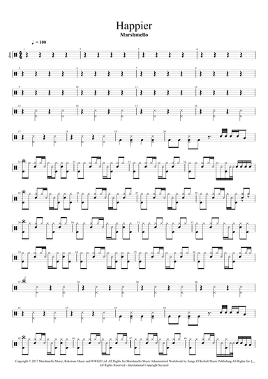 Happier (arr. Cyril Mayer)