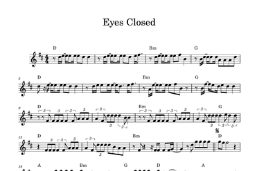 Eyes Closed (arr. Jinne Kim)