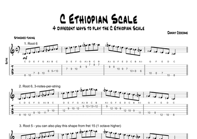 C Ethiopian Scale (4 Ways to Play)