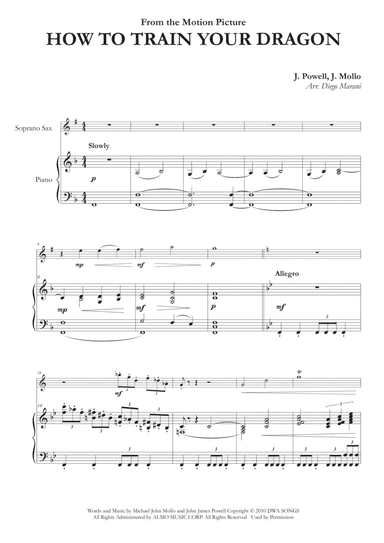 How To Train Your Dragon (arr. Diego Marani)