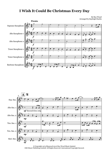 I Wish It Could Be Christmas Every Day (arr. Kayleigh Huelin)