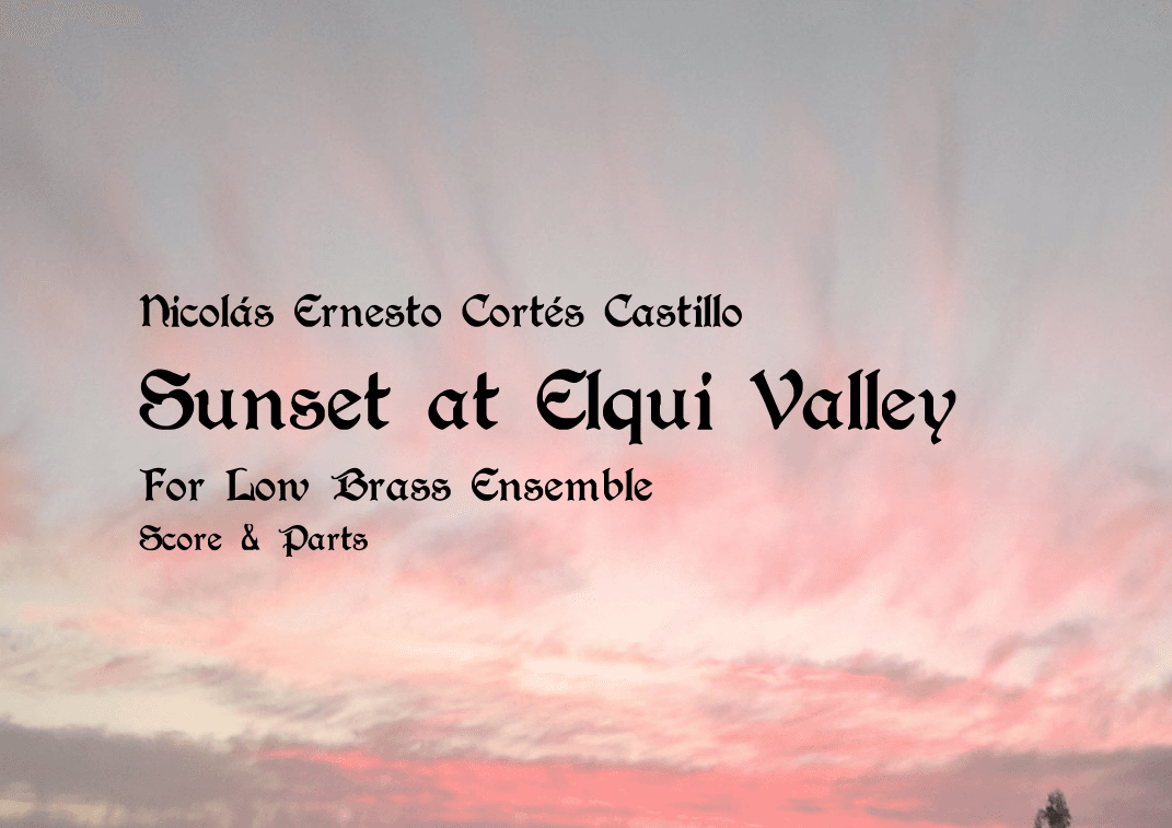 Sunset at Elqui Valley - Low Brass Ensemble