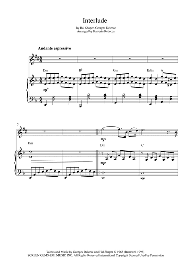 Interlude (arr. Kaiserin Rebecca)