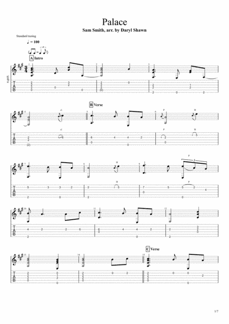 Palace (arr. Daryl Shawn)