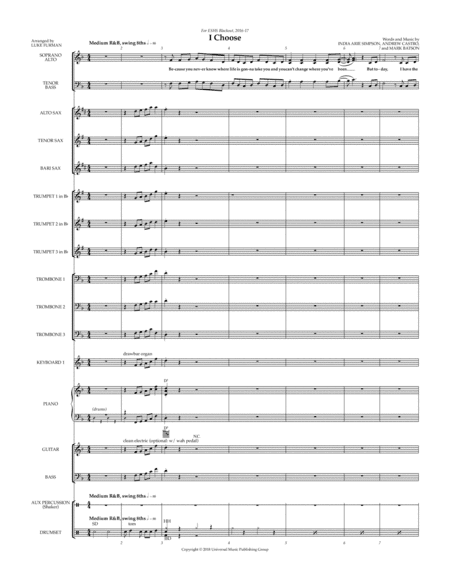 I Choose (arr. Luke Furman)