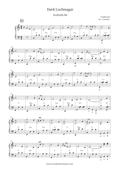 Dark Lochnagar (arr. Julia Gordon)