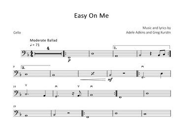 Easy On Me (arr. David Lartey)