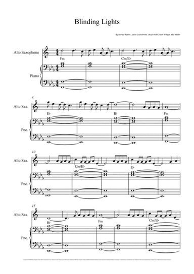 Blinding Lights (arr. André Laitano)