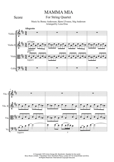 Money, Money, Money (arr. Lena Orsa)
