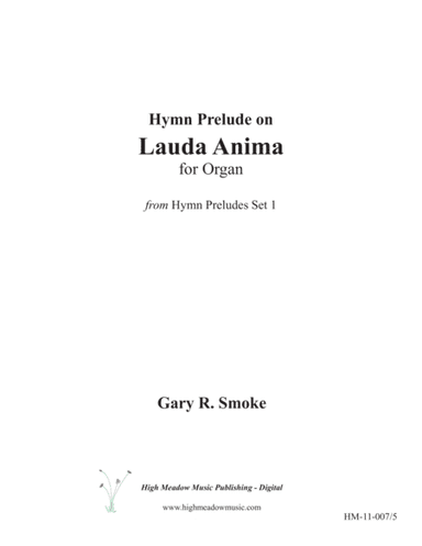 Lauda Anima (arr. Gary R. Smoke)