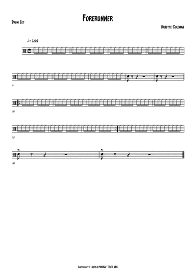 Forerunner (arr. Anderson Quevedo)