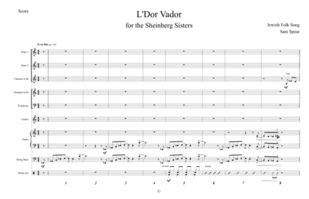 L'Dor Vador (arr. Samantha Spear)
