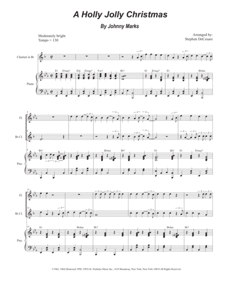 A Holly Jolly Christmas (arr. Stephen DeCesare)