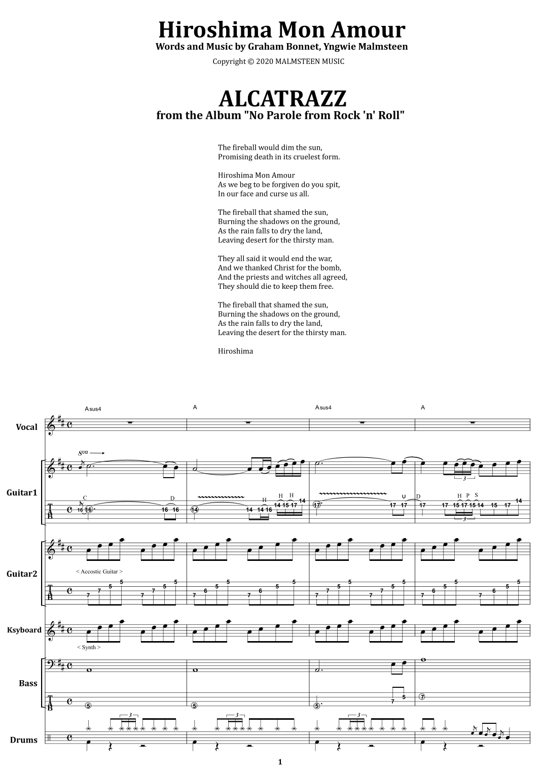 Horoshima Mon Amour (arr. from68)