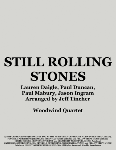 Still Rolling Stones (arr. Jeff Tincher)