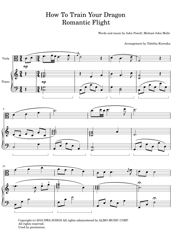 Romantic Flight (arr. Tabitha Kierszka)