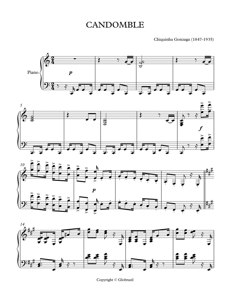 CANDOMBLE (arr. Globrazil)