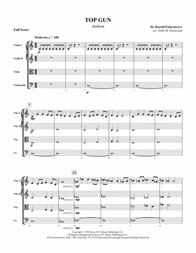 Top Gun Anthem (arr. John M. Pasternak)