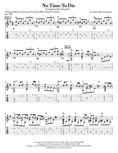 No Time To Die (arr. James MacConnachie)