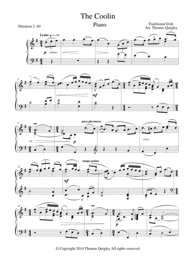 The Coolin (arr. Thomas Quigley)