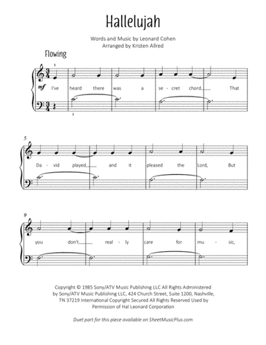 Hallelujah (arr. Kristen Allred)