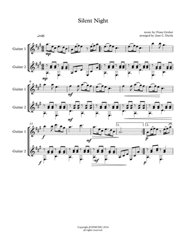 Silent Night (arr. Juan C. Davila)