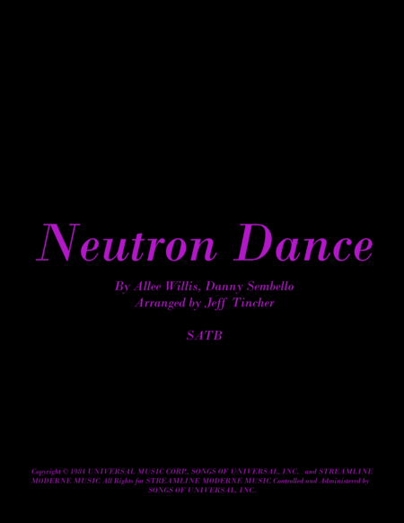 Neutron Dance (arr. Jeff Tincher)