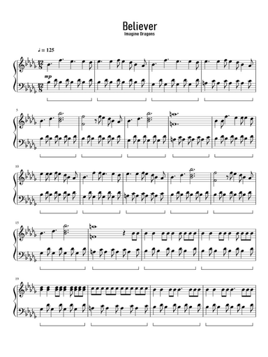 Believer (arr. eduardo)