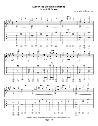 Lucy In The Sky With Diamonds (arr. Steven Michael King)