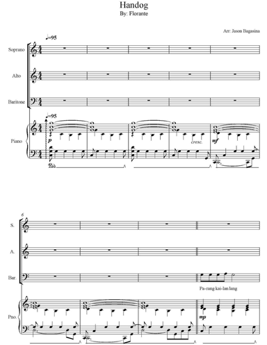 Handog (arr. Jason Bagasina)