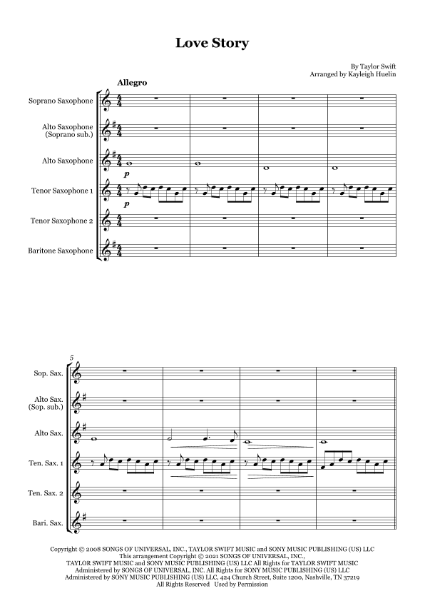 Love Story (arr. Kayleigh Huelin)