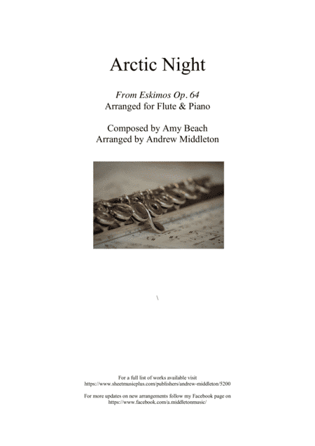 Arctic Night arranged for Flute and Piano (arr. Andrew Middleton)