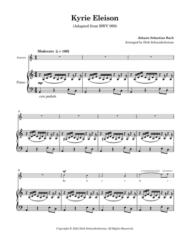 Kyrie Eleison (arr. Dirk Schneiderheinze)