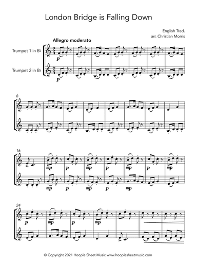 London Bridge is Falling Down (3 Ways) (arr. Christian Morris)