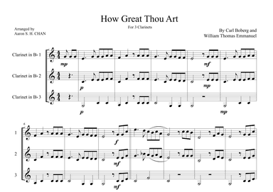 How Great Thou Art (arr. Aaron S. H. CHAN)