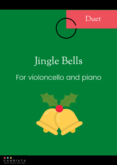 Jingle Bells - For violoncello and piano accompaniment (Easy/Beginner) (arr. Levy Nunes)