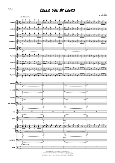 Could You Be Loved (arr. Johan Verhey)