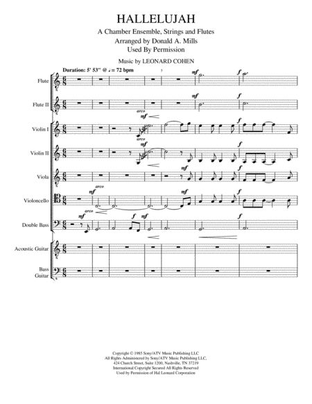 Hallelujah (arr. Donald A. Mills, 2019)