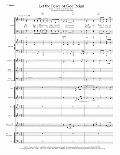 Let The Peace Of God Reign (arr. Lyndell Leatherman)