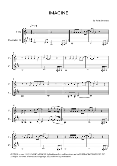 Imagine (arr. Alex Nunes Rodrigues)