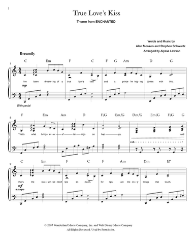 True Love's Kiss (arr. Alyssa Lawson)