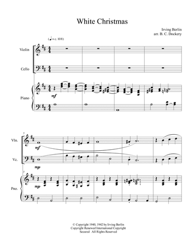 White Christmas (arr. B. C. Dockery)
