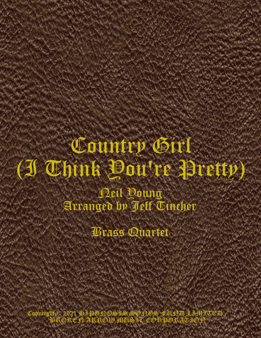 Country Girl I Think You're Pretty (arr. Jeff Tincher)