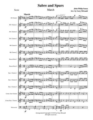Sabre and Spurs (arr. Gary Bricault)