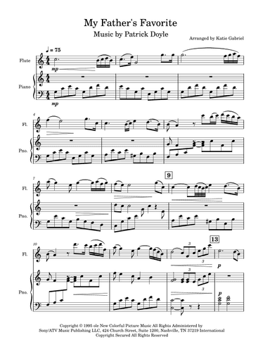 My Father's Favorite (arr. Katie Gabriel)